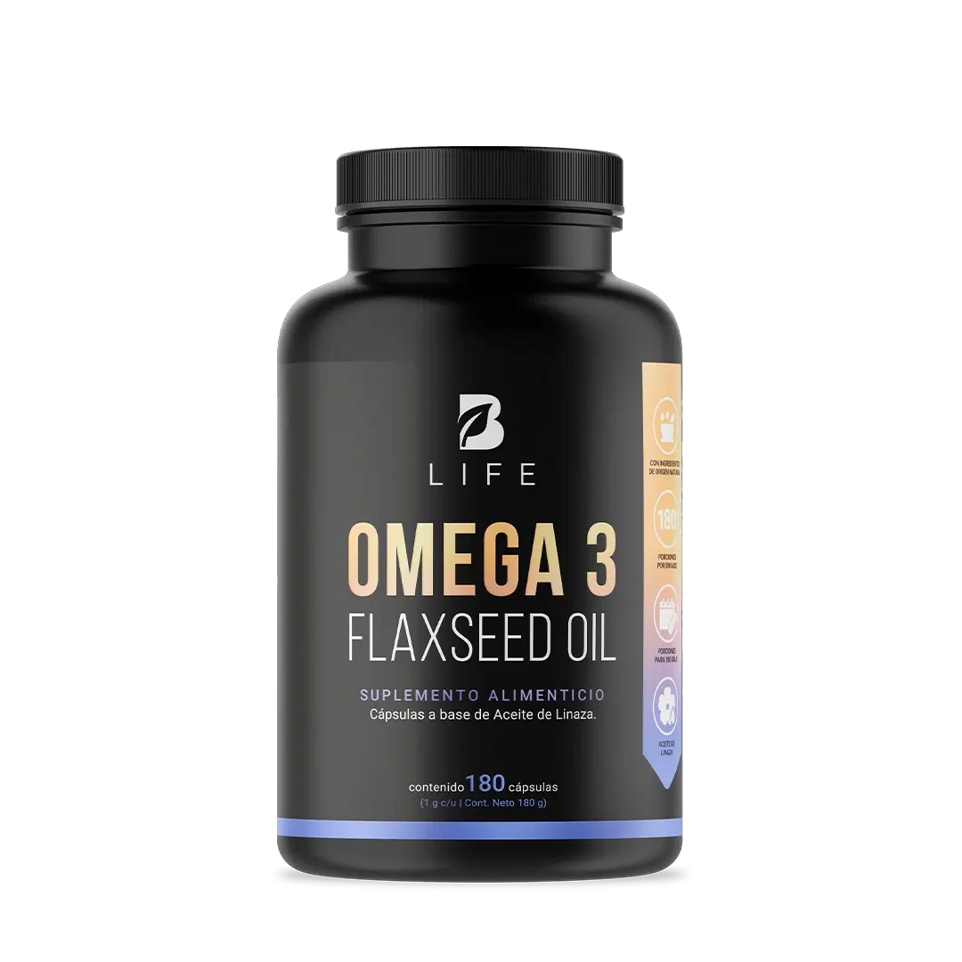 Imagen de Aceite de Linaza Puro con Omega 3 | Ácido Alfa Linolénico | 180 cápsulas | 1000 mg por porción