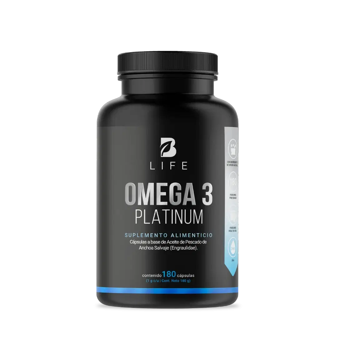 Imagen de Omega 3 Platinum | Anchoa Salvaje con EPA y DHA | sin Metales Pesados | 1000 mg por porción