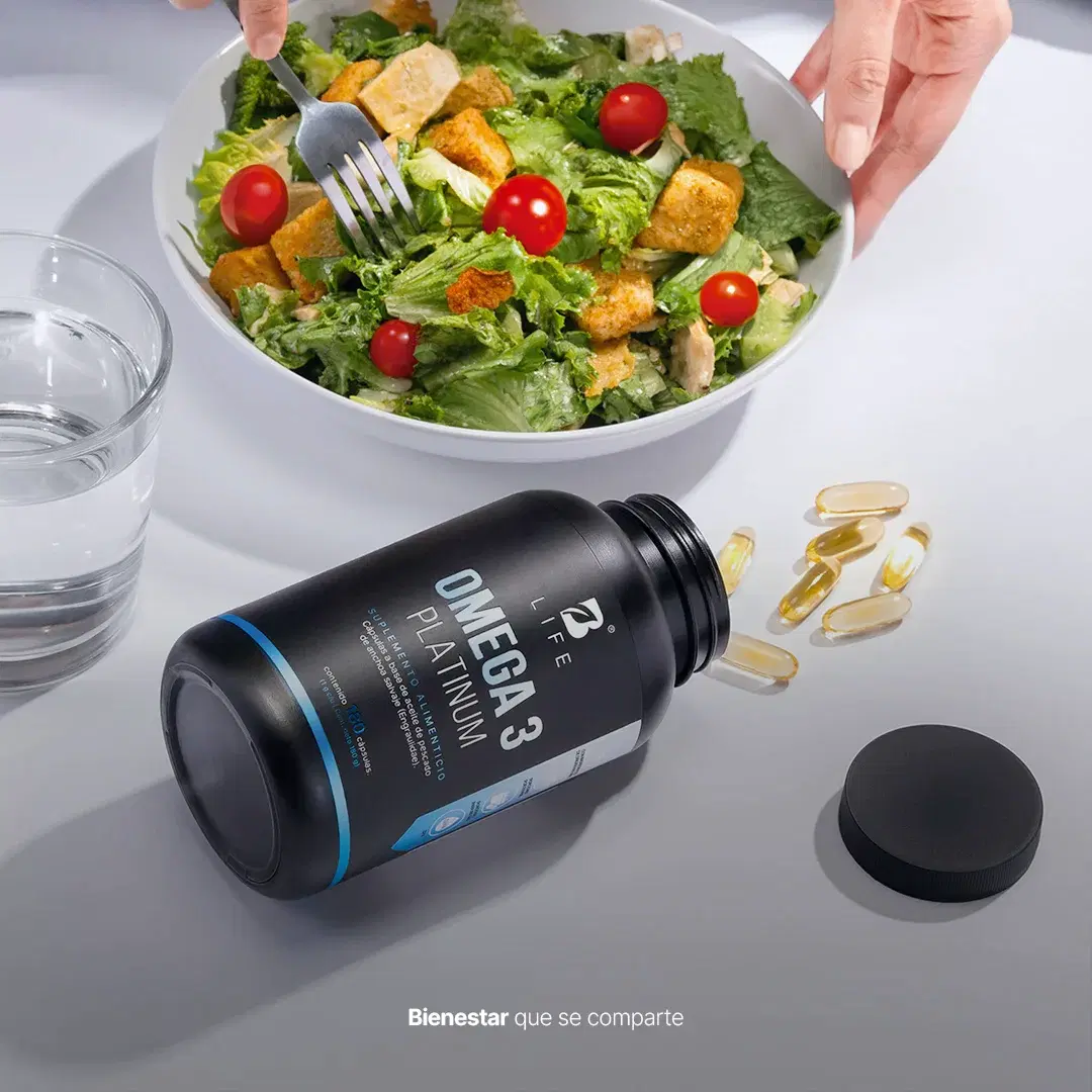 Imagen de Omega 3 Platinum | Anchoa Salvaje con EPA y DHA | sin Metales Pesados | 1000 mg por porción