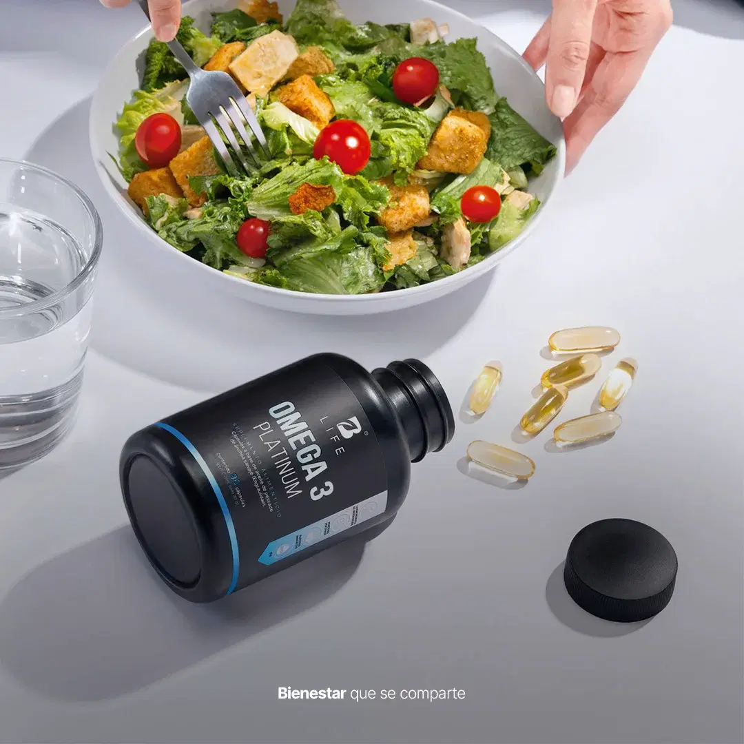 Imagen de Omega 3 Platinum | Anchoa Salvaje con EPA y DHA | sin Metales Pesados | 1000 mg por porción