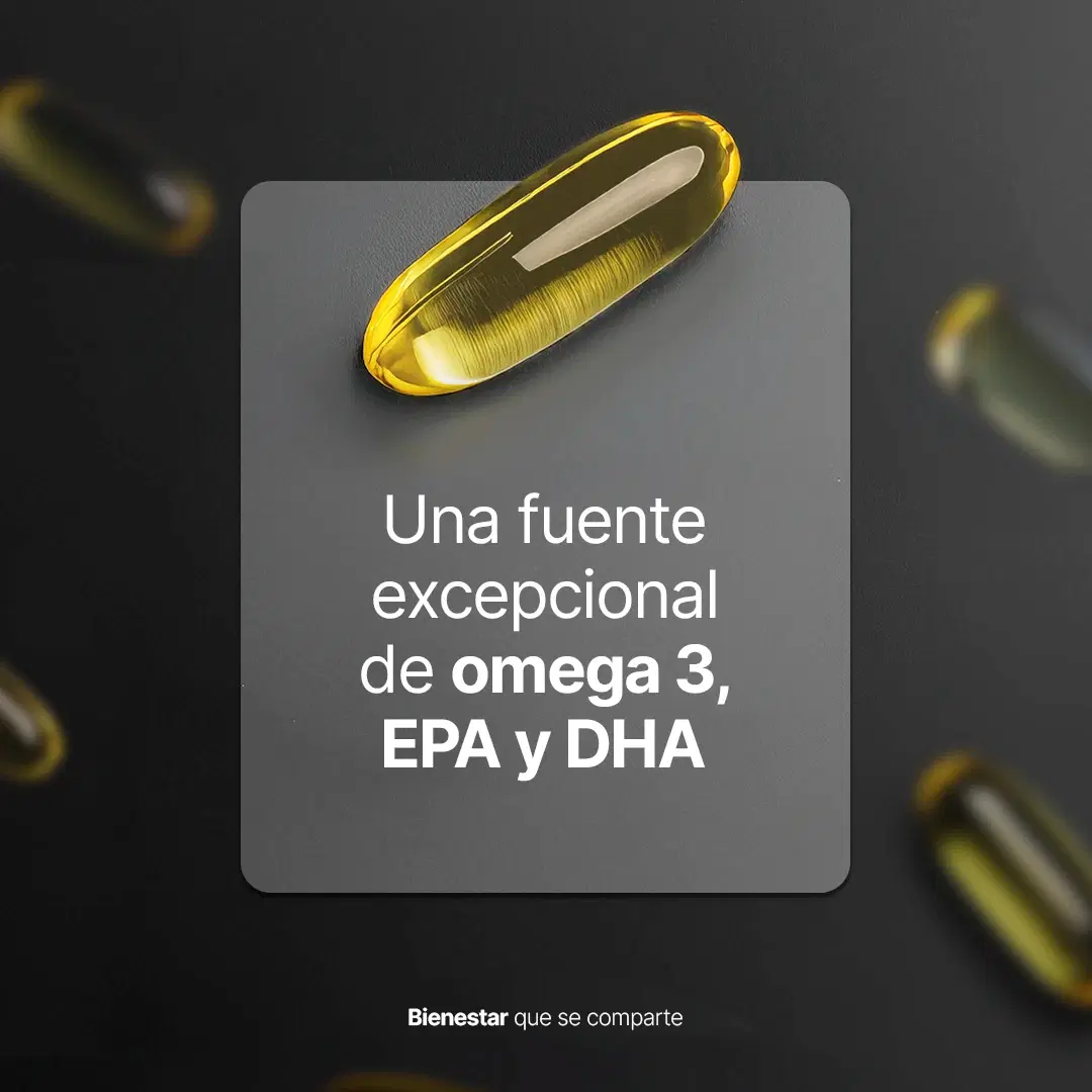 Imagen de Omega 3 Aceite Puro de Salmón | con 1000 mg por porción
