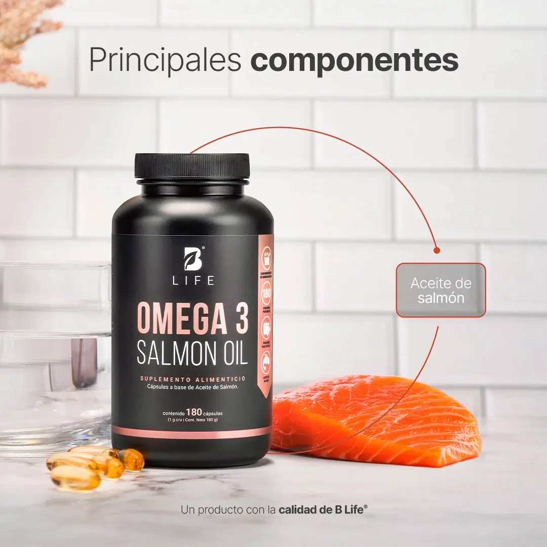 Imagen de Omega 3 Aceite Puro de Salmón | con 1000 mg por porción