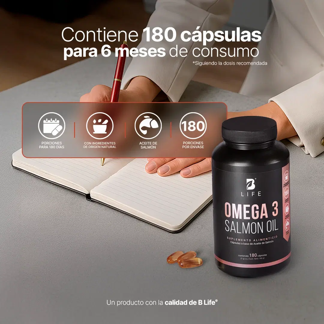 Imagen de Omega 3 Aceite Puro de Salmón | con 1000 mg por porción