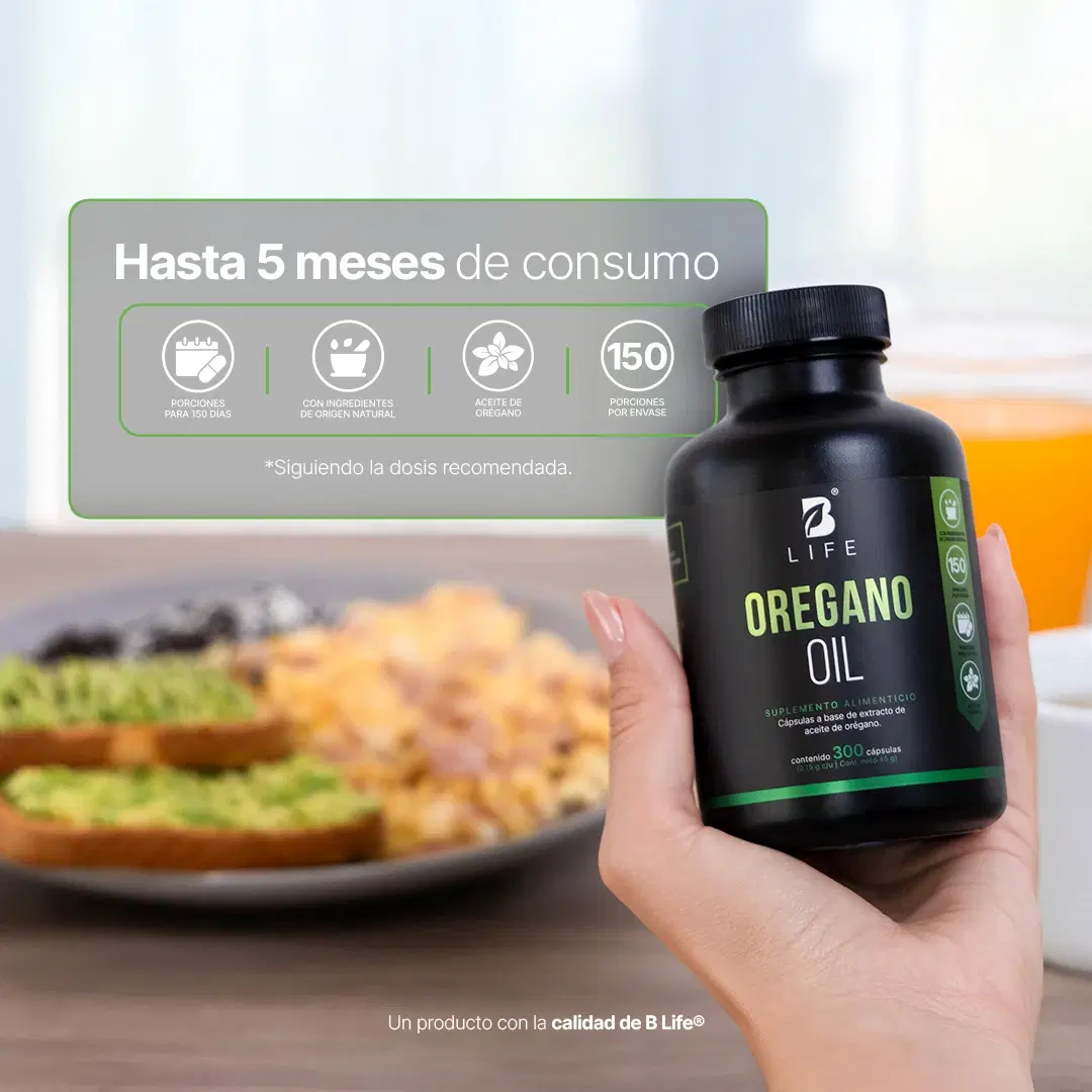 Imagen de Aceite de Orégano con Carvacrol y Vitamina C | 300 mg por porción