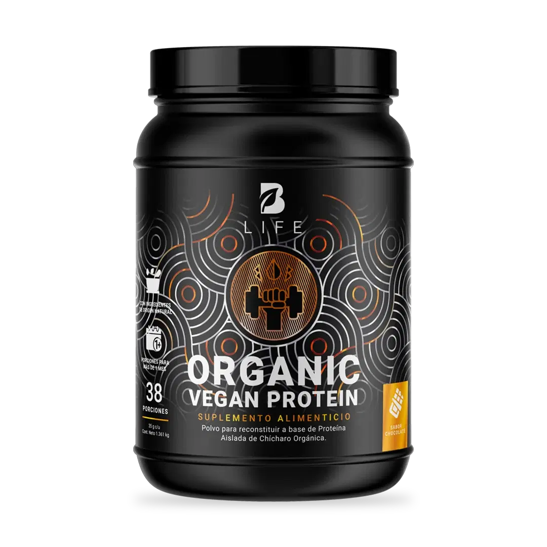 Imagen de Proteína Orgánica Vegana sabor Chocolate | Sin azúcar Añadida | 3 Libras