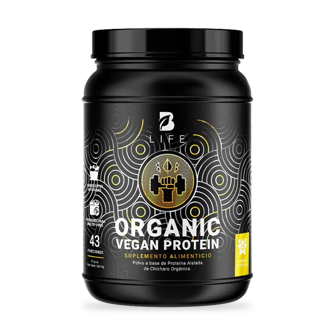 Imagen de Proteína Orgánica Vegana sabor Vainilla | Sin azúcar Añadida | 3 Libras