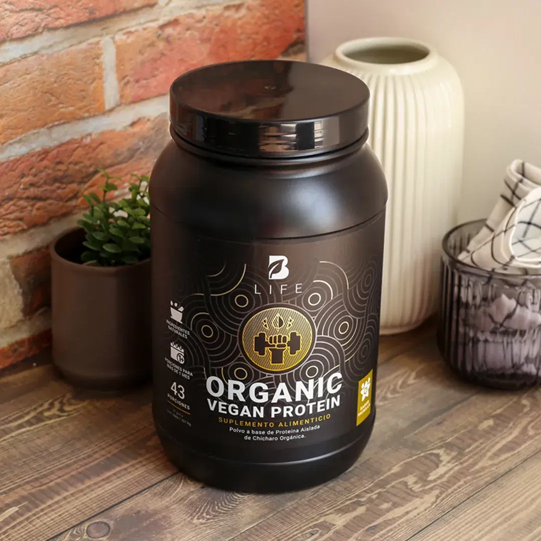 Imagen de Proteína Orgánica Vegana sabor Vainilla | Sin azúcar Añadida | 3 Libras