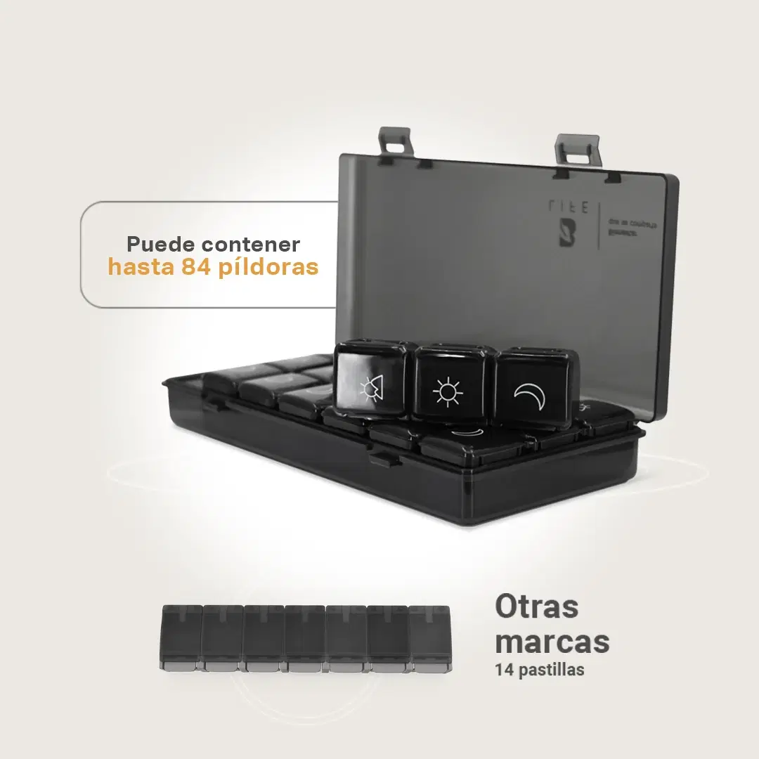 Imagen de Pastillero Standard B Life. Organizador Semanal de Cápsulas