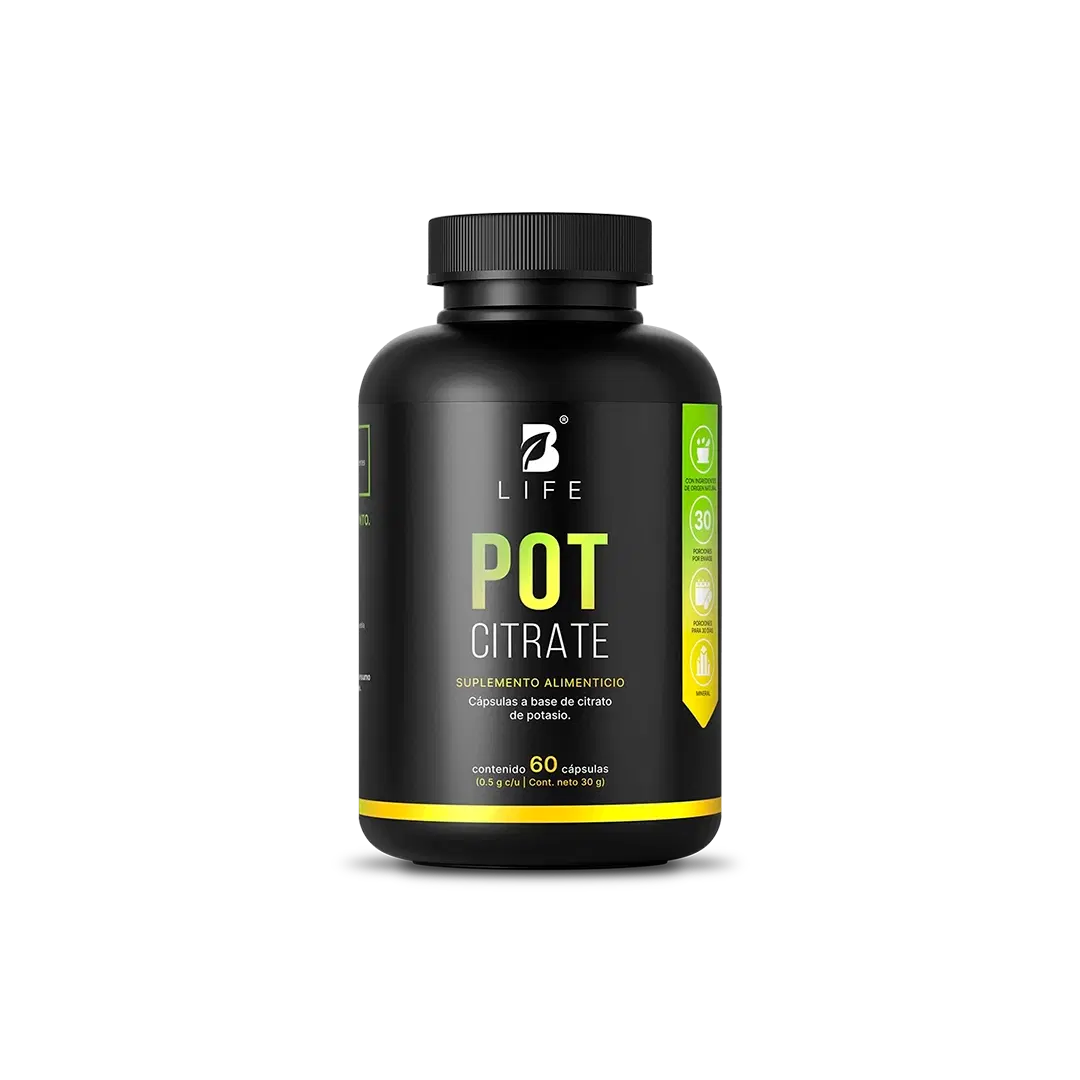 Imagen de Fórmula Pura de Citrato de Potasio | 383 mg Porción | 60 Cápsulas