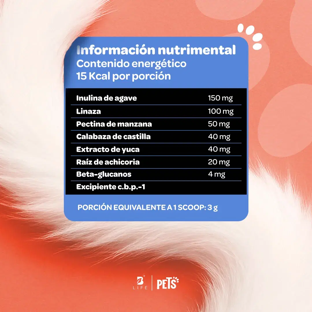 Imagen de Prebióticos para Perros y Gatos | con Inulina de Agave y Linaza | 350g