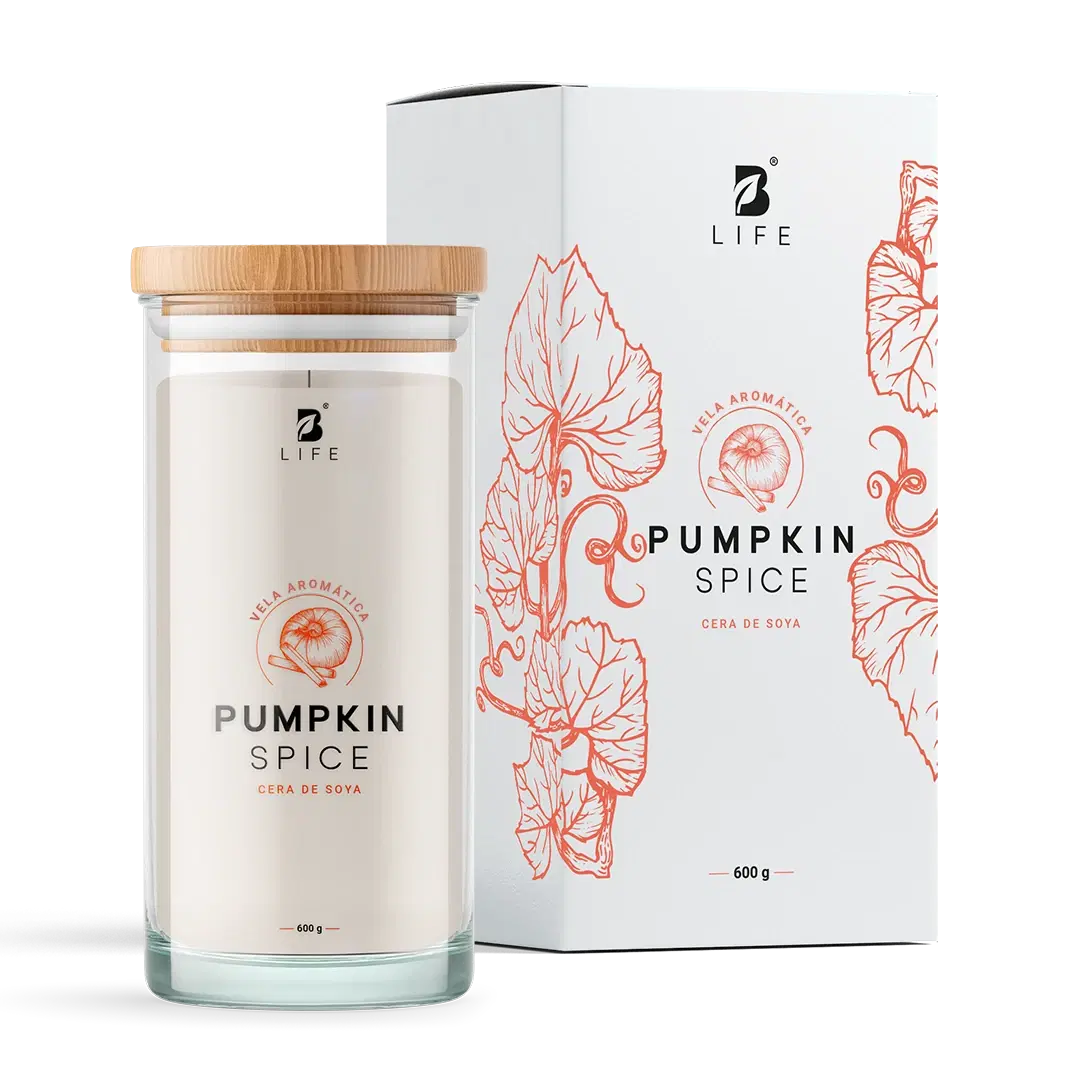 Imagen de Pumpkin Spice Aromatic Candle | Vela Aromática Calabaza y Especias 600 g