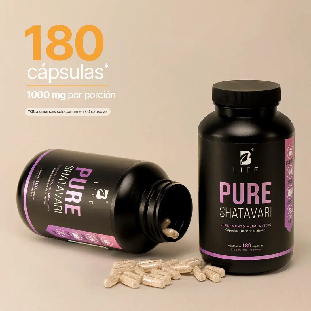 Imagen de Shatavari Puro | 1000 mg por porción | 180 cápsulas