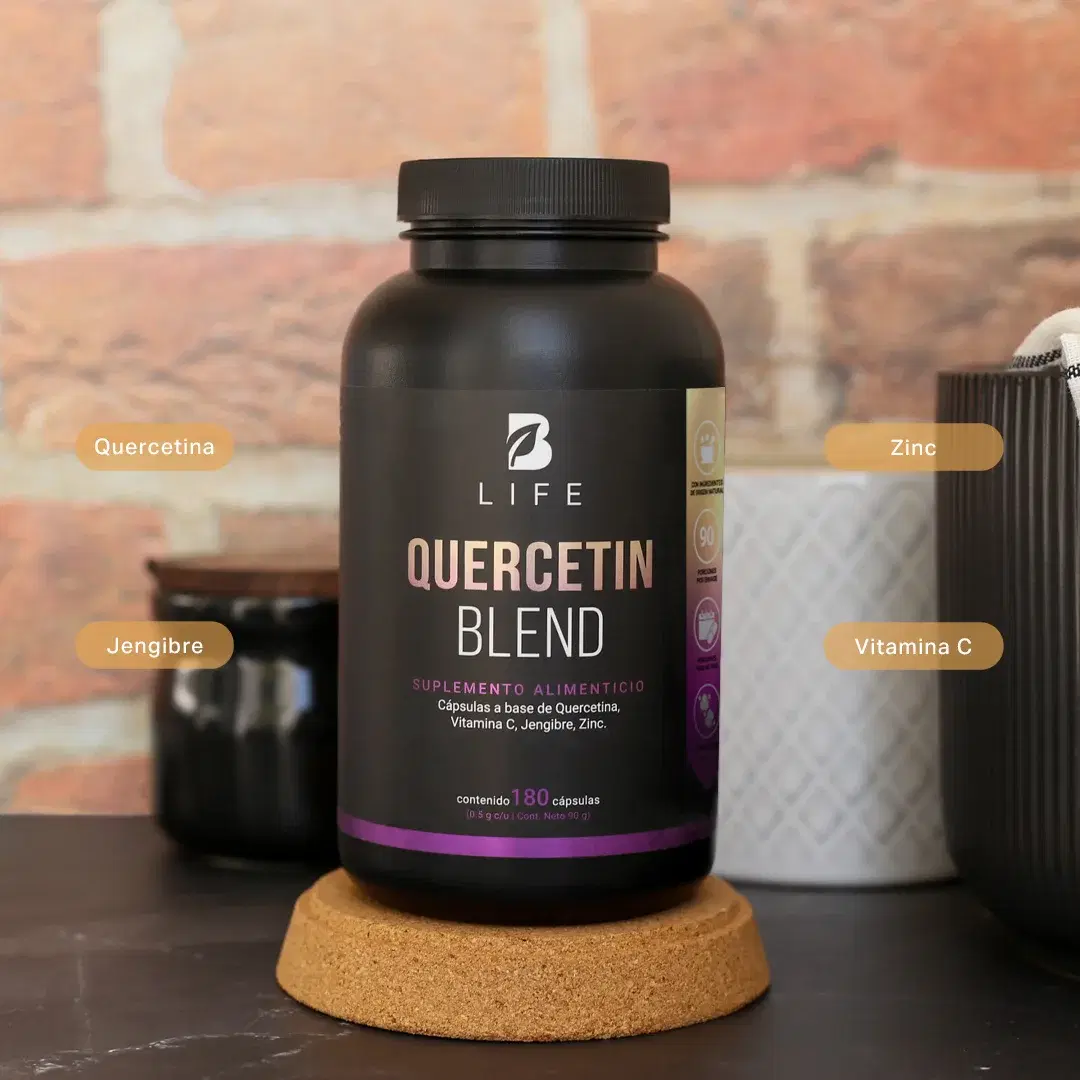 Imagen de Quercetina | con Vitamina C, Jengibre y Zinc | 180 cápsulas