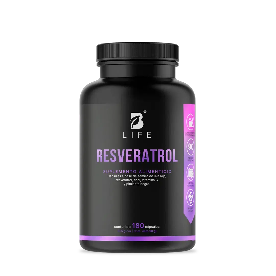 Imagen de Resveratrol | con Uva Roja, Açaí, Vitamina C y Pimienta Negra | 1000 mg por porción