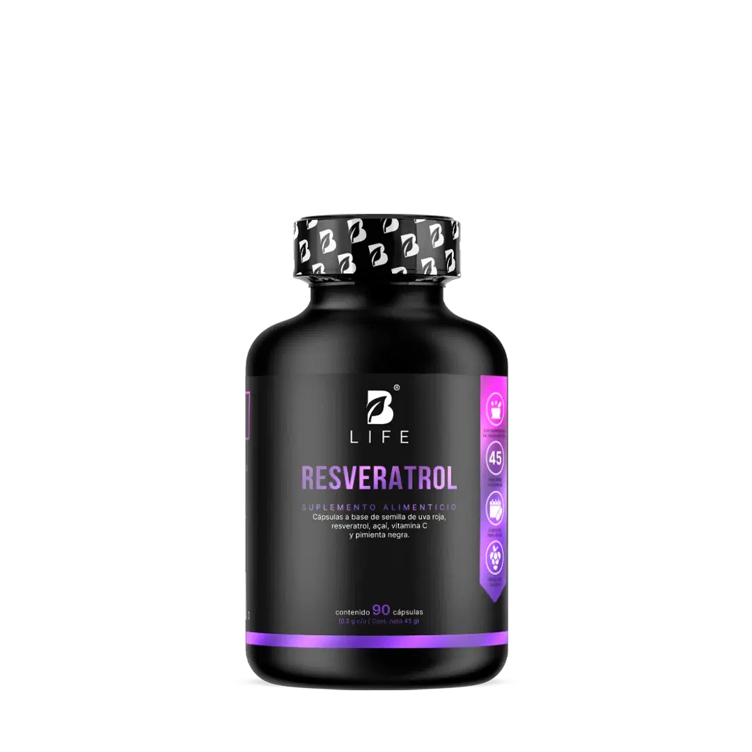 Imagen de Resveratrol | con Uva Roja, Açaí, Vitamina C y Pimienta Negra | 1000 mg por porción