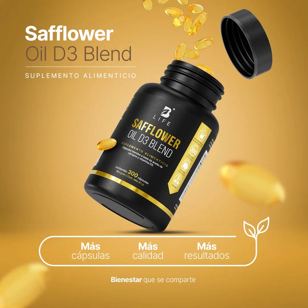 Imagen de Vitamina D3 | Adicionado con Aceite de Cártamo | 300 cápsulas