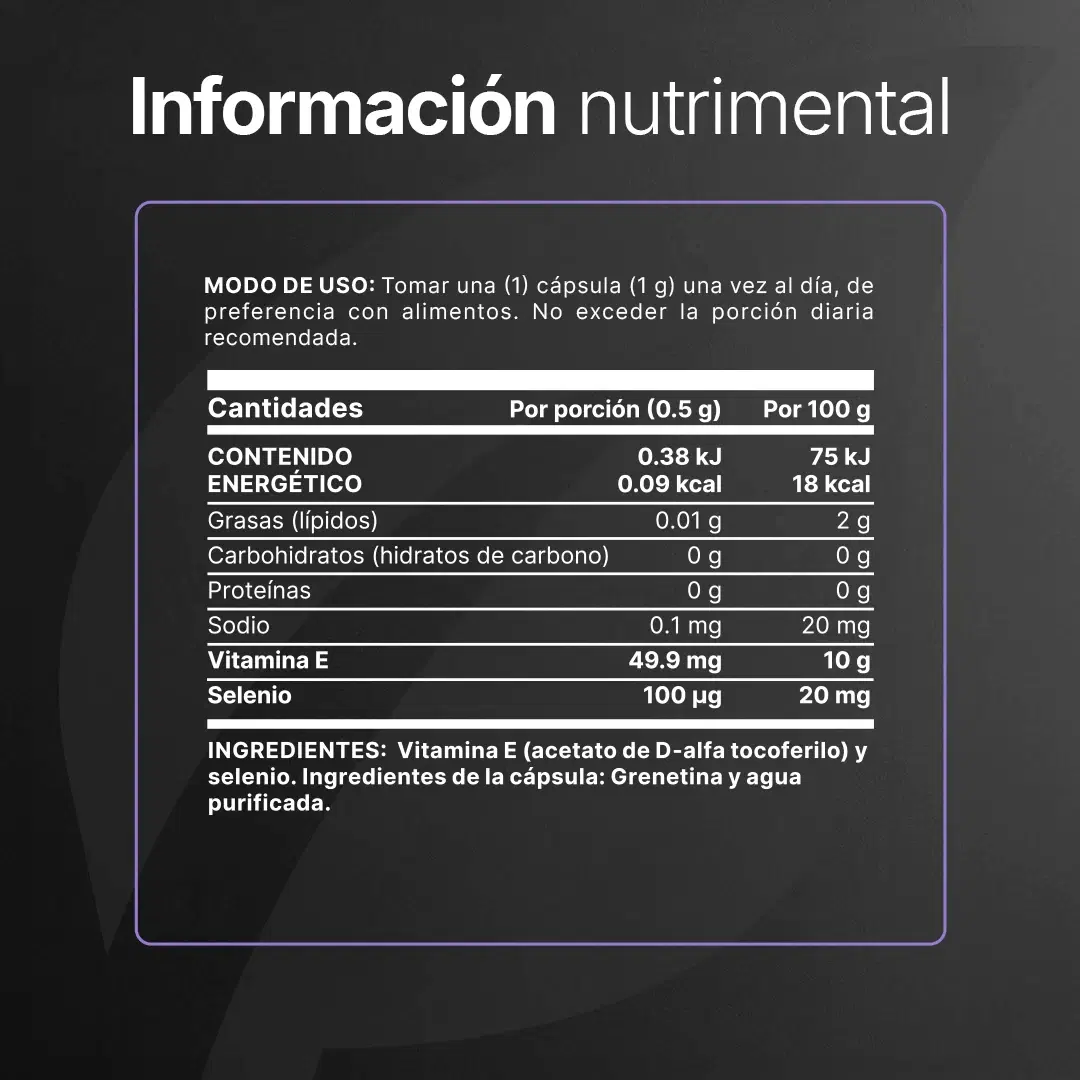 Imagen de Fórmula con Selenio | Enriquecida con Vitamina E