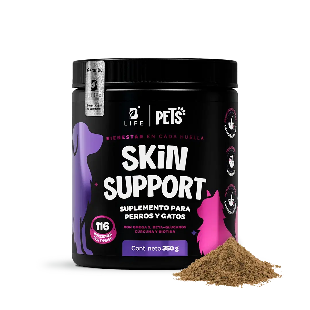 Imagen de Suplemento en Polvo para Perros y Gatos | Omega 3, Cúrcuma, Complejo B y Biotina | 350 g | Sabor Res