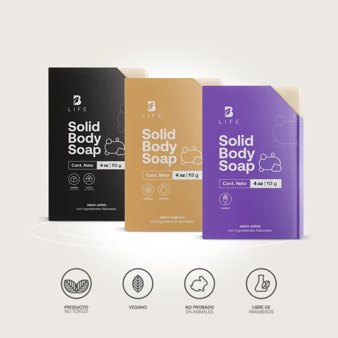 Imagen de Solid Body Soap | Set de 6 Jabones Naturales en Barra 113 g c/u