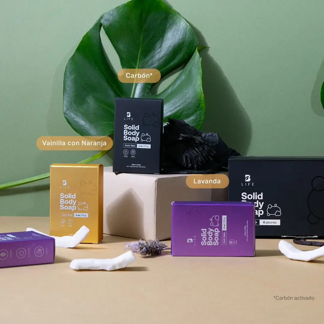 Imagen de Solid Body Soap | Set de 6 Jabones Naturales en Barra 113 g c/u