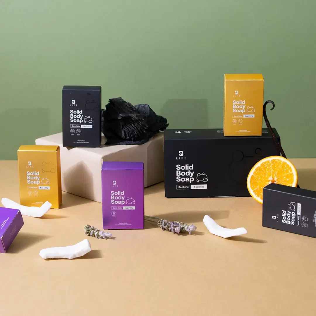 Imagen de Solid Body Soap | Set de 6 Jabones Naturales en Barra 113 g c/u