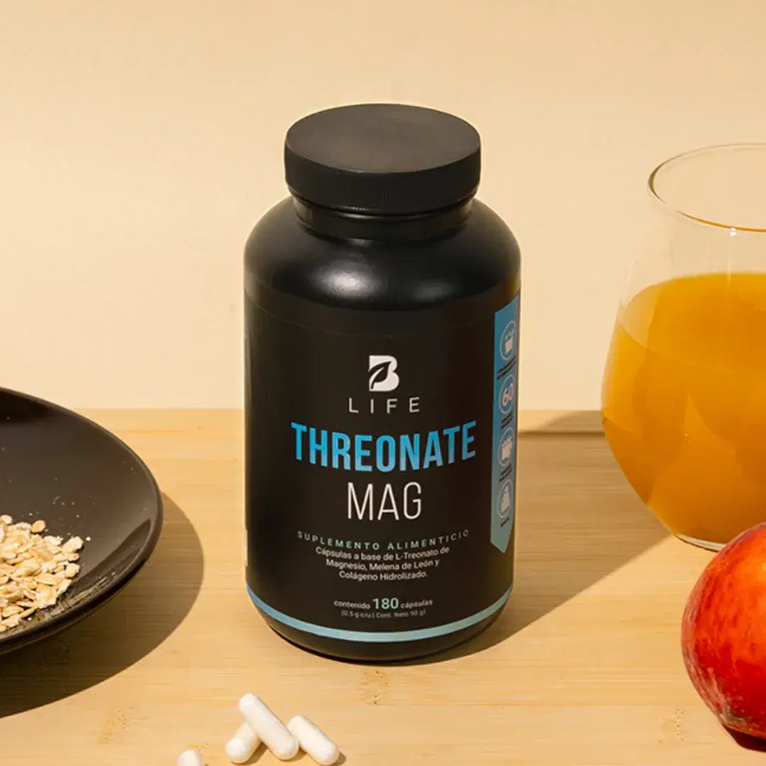 Imagen de Treonato de Magnesio | con Melena de Leon y Colágeno Hidrolizado | 180 cápsulas