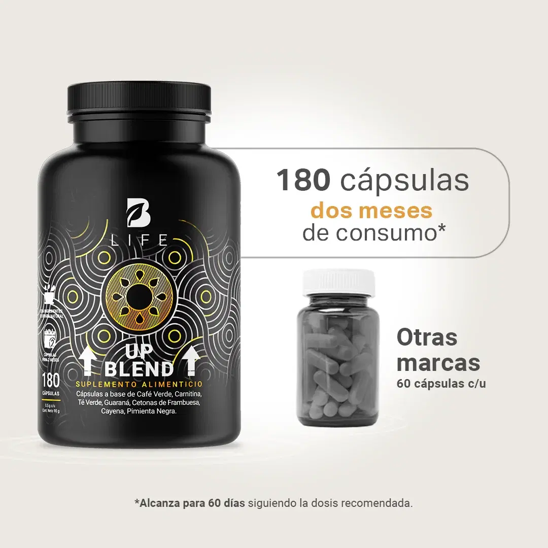 Imagen de Mezcla de Café Verde, Carnitina, Té Verde, Guaraná, Cetonas De Frambuesa y Cayena | 180 cápsulas