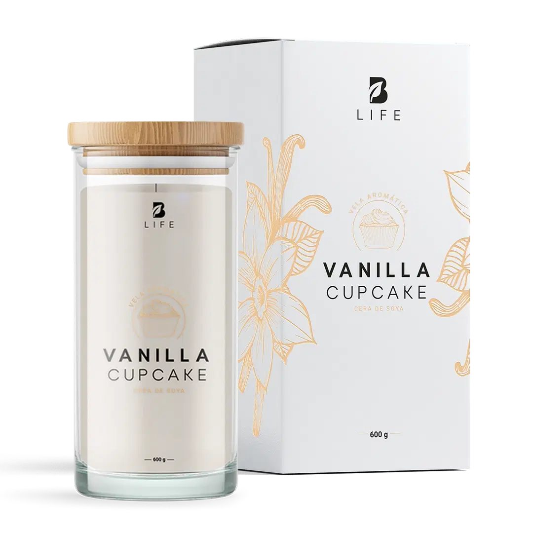 Imagen de Vanilla Cupcake Aromatic Candle | Vela Aromática Cupcake de Vainilla 600 g