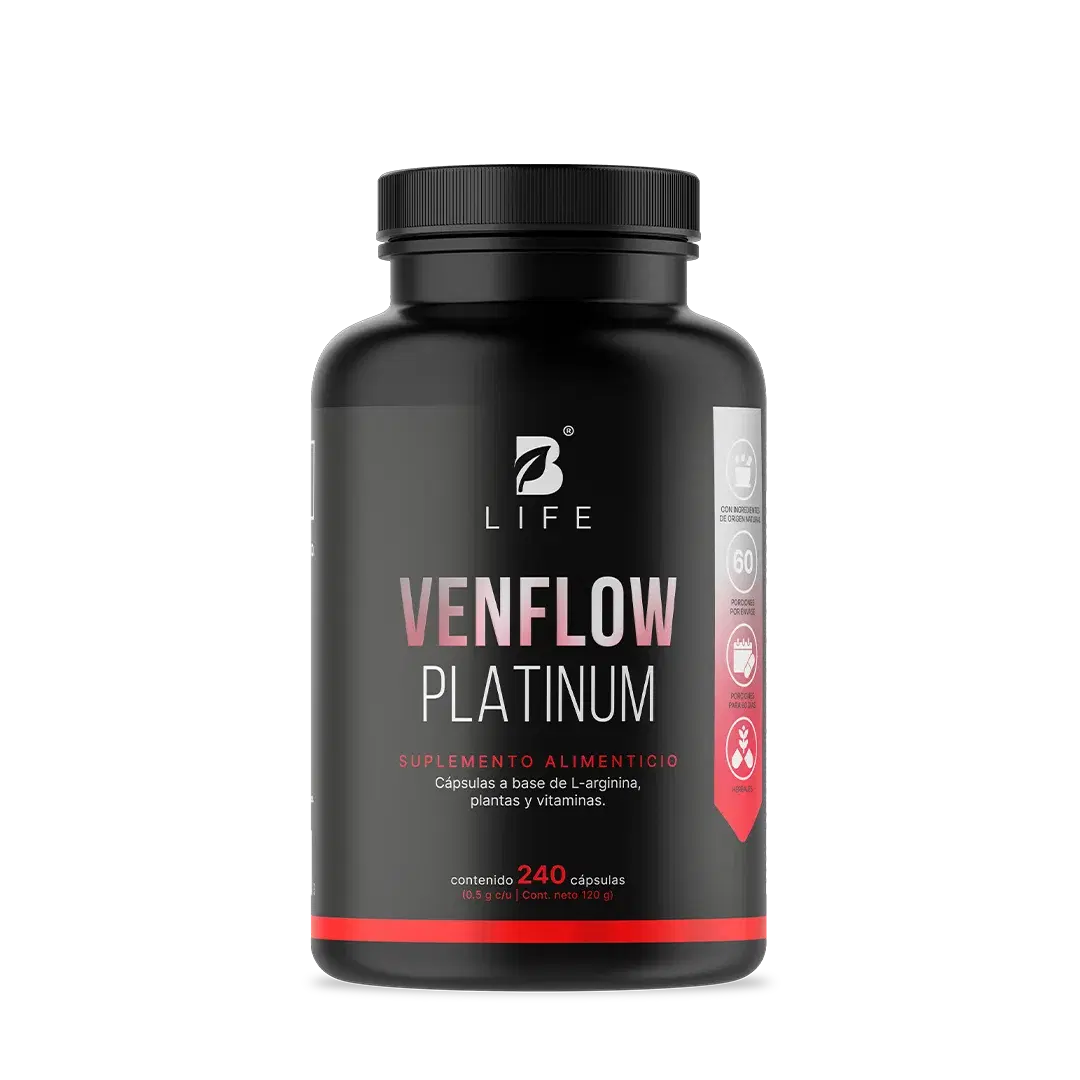 Imagen de Mezcla Platinum con L-Arginina, Resveratrol, Ajo negro, Jengibre y Vitaminas | 240 cápsulas