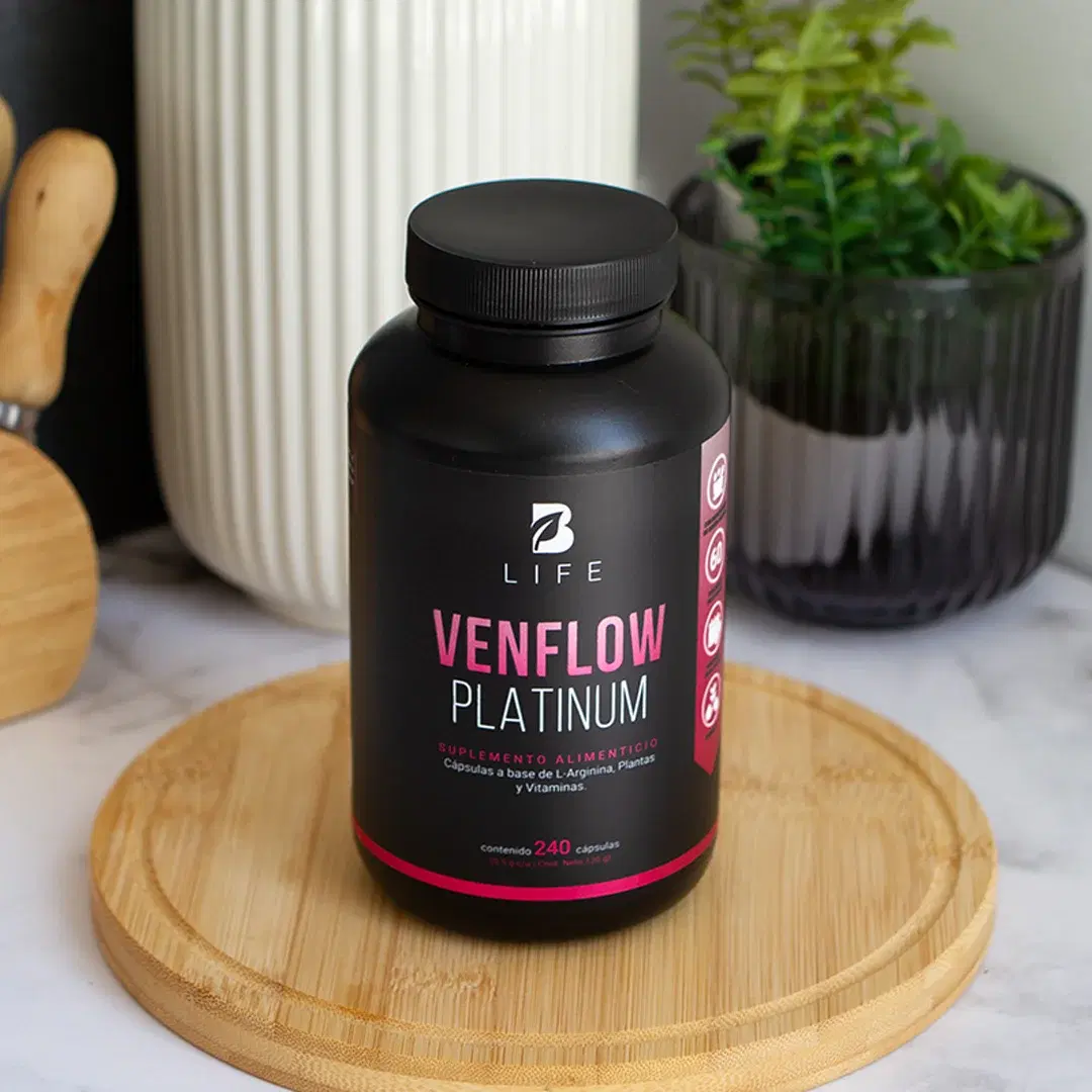 Imagen de Mezcla Platinum con L-Arginina, Resveratrol, Ajo negro, Jengibre y Vitaminas | 240 cápsulas