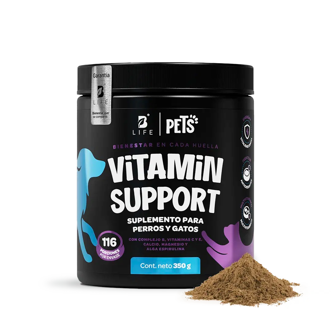 Imagen de Multivitamínico Perros y Gatos | Potenciado con Magnesio, Calcio y Vitamina C | 350g | Sabor Res