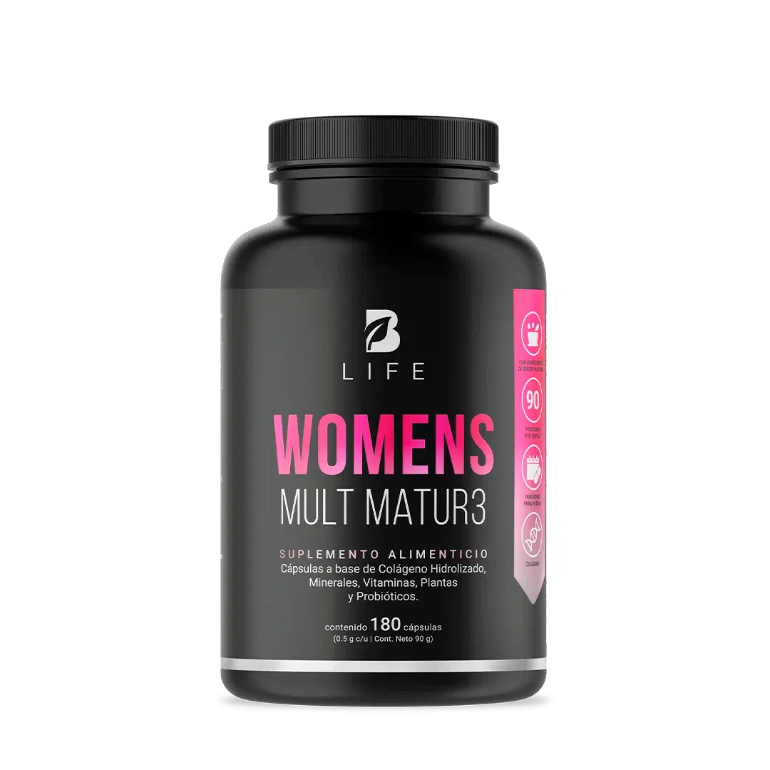 Imagen de Multivitamínico para Mujer de Más de 40 Años | Con Colágeno, Maca, Inositol y Probióticos | 1000 mg por porción