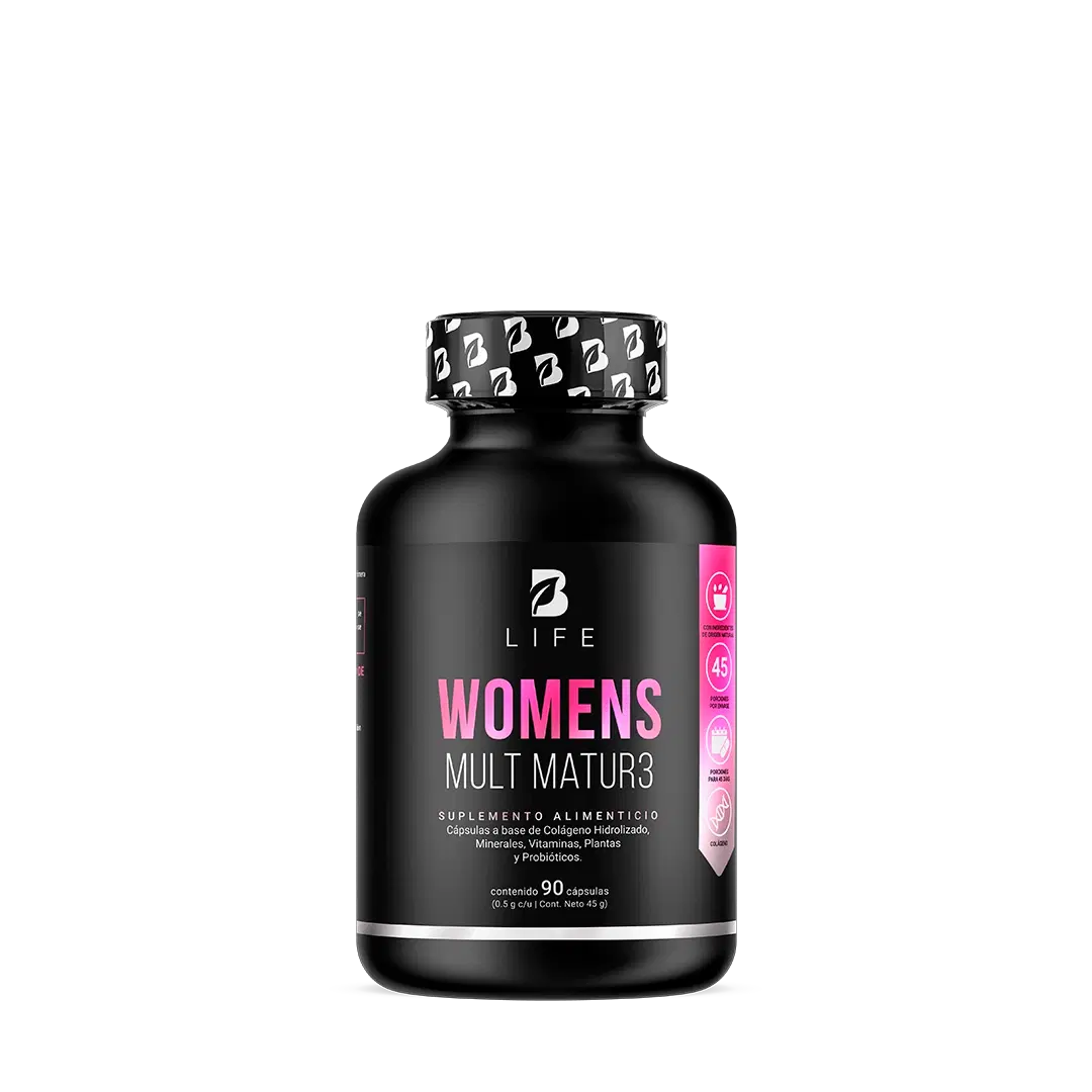 Imagen de Multivitamínico para Mujer de Más de 40 Años | Con Colágeno, Maca, Inositol y Probióticos | 1000 mg por porción