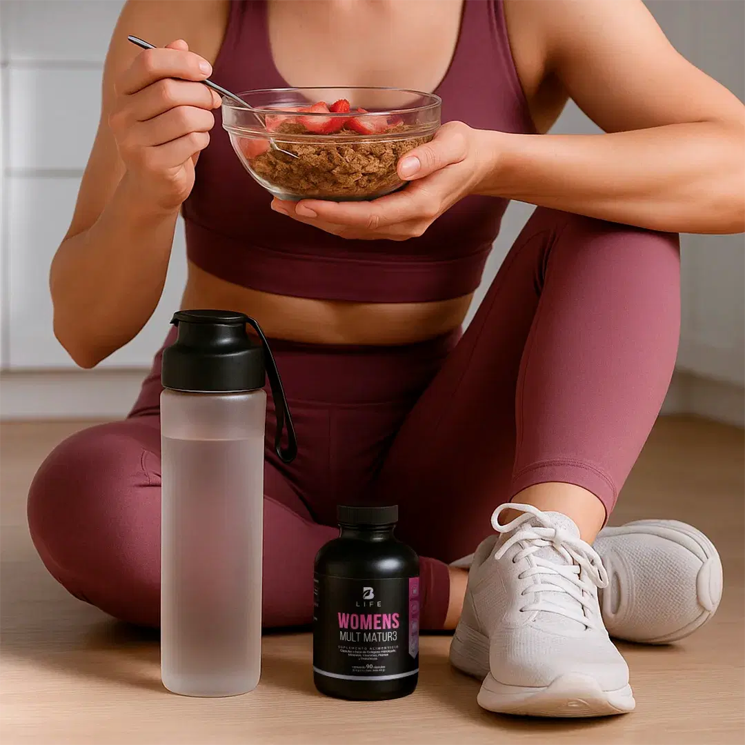 Imagen de Multivitamínico para Mujer de Más de 40 Años | Con Colágeno, Maca, Inositol y Probióticos | 1000 mg por porción