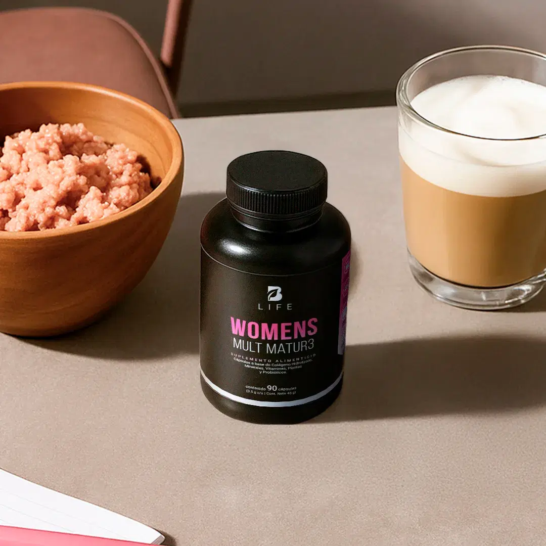 Imagen de Multivitamínico para Mujer de Más de 40 Años | Con Colágeno, Maca, Inositol y Probióticos | 1000 mg por porción