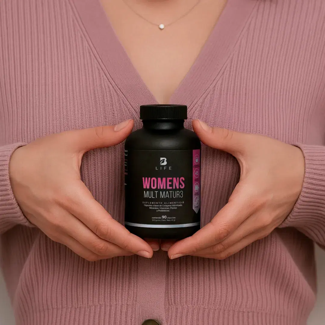 Imagen de Multivitamínico para Mujer de Más de 40 Años | Con Colágeno, Maca, Inositol y Probióticos | 1000 mg por porción
