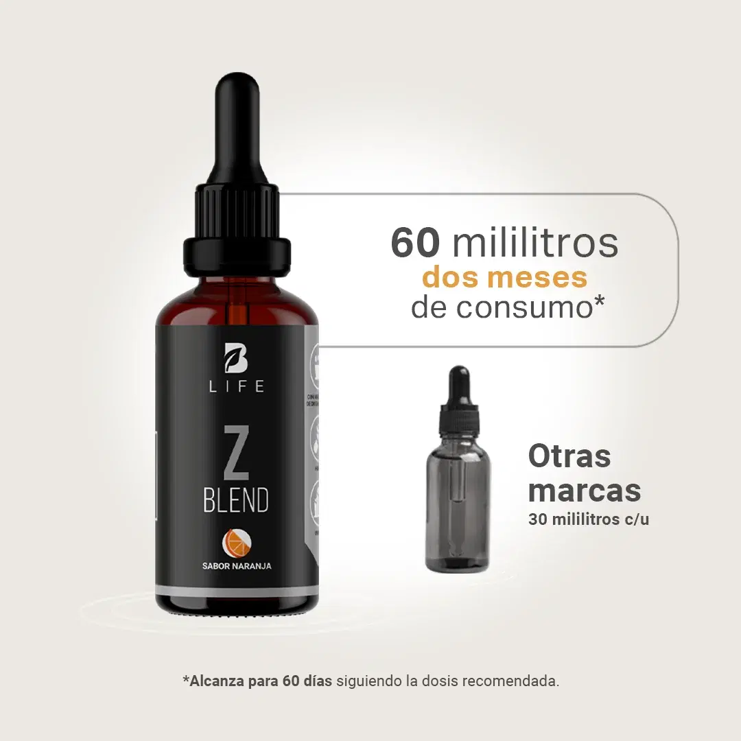Imagen de Zinc Gotas | con Vitamina C y Equinácea | sabor Naranja | 60 pociones