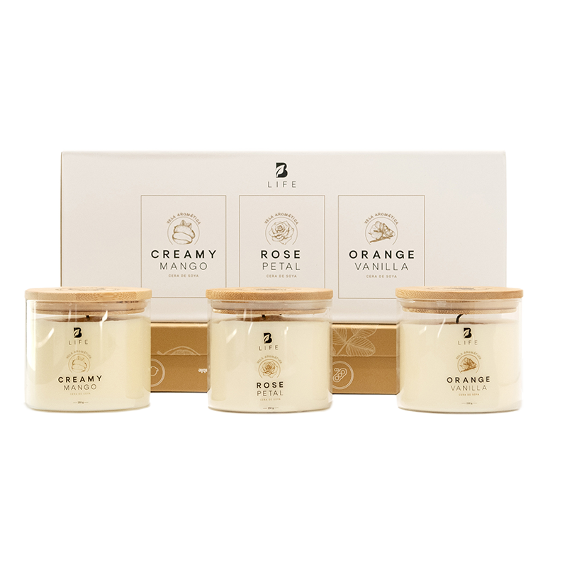 Kit de 3 Velas Summer Dreams 250 g c/u