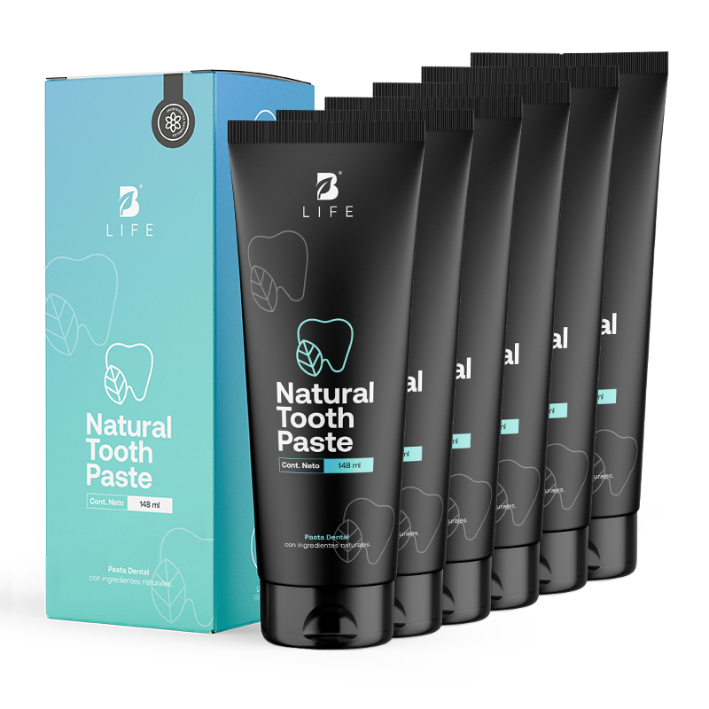 Kit Pasta Dental Natural Sin Flúor 2, 4 ó 6 unidades | Natural Tooth Paste Kit