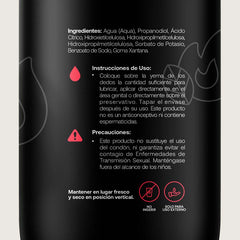 Natural Sensual Lubricant | Lubricante Íntimo Natural a Base de Agua 560 y 860 ml