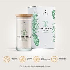 Christmas Tree Aromatic Candle | Vela Aromática Árbol de Navidad 600 g