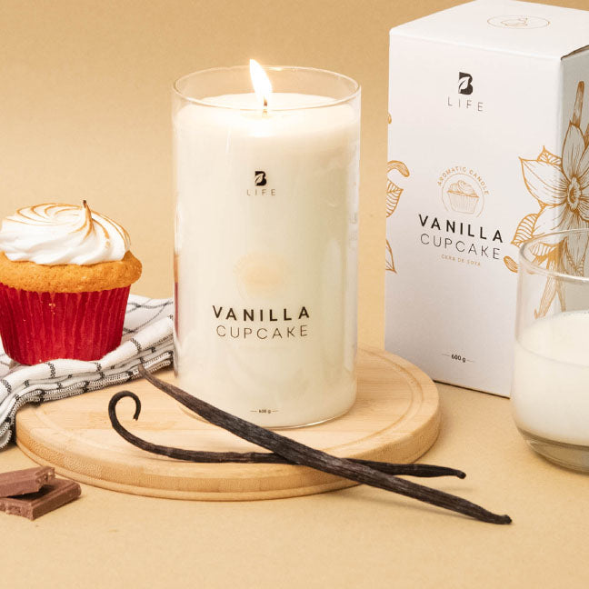 Vela Aromática Cupcake de Vainilla | Vanilla Cupcake Aromatic Candle