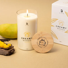 Vela Aromática Esencia de Mango | Creamy Mango Aromatic Candle