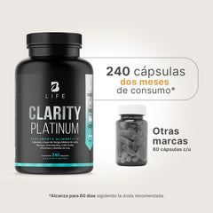 Clarity Platinum | Fórmula a base de L-Tirosina y L-Teanina