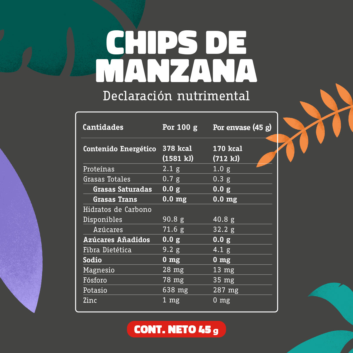 Chips de Manzana