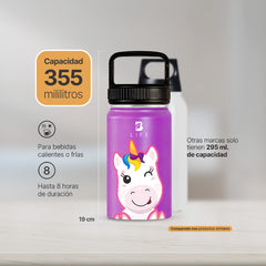 Botella Térmica Para Niños | Unicornio