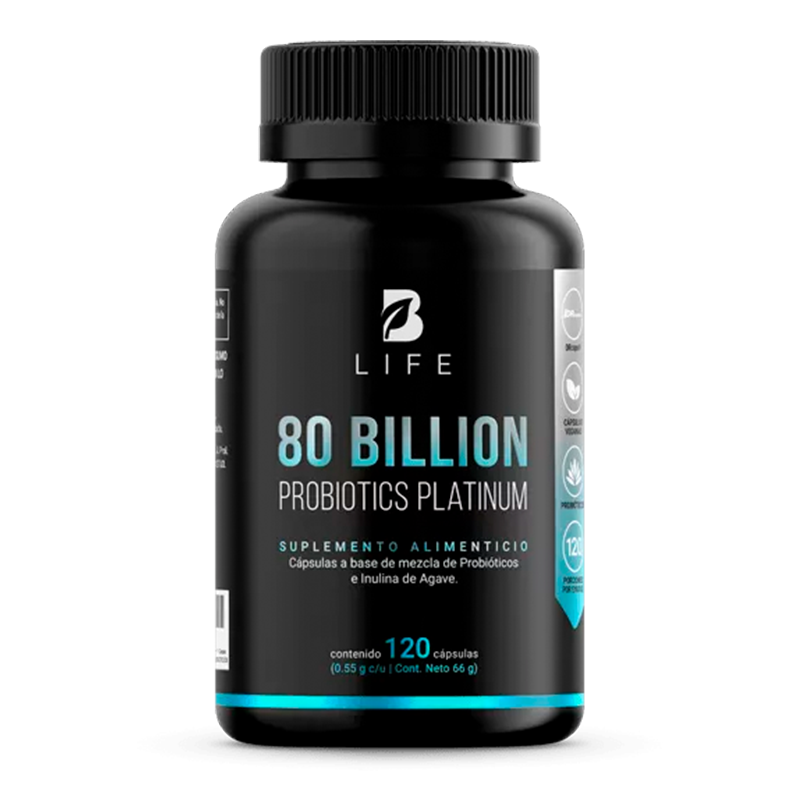 80 Billion Probiotics Platinum | 80 Billones de Probióticos Platinum