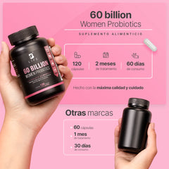 60 Billion Women Probiotics | 60 Billones de Probióticos para Ella