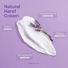 Natural Hand Cream Lavanda | Crema Natural para Manos Lavanda 80 ml c/u