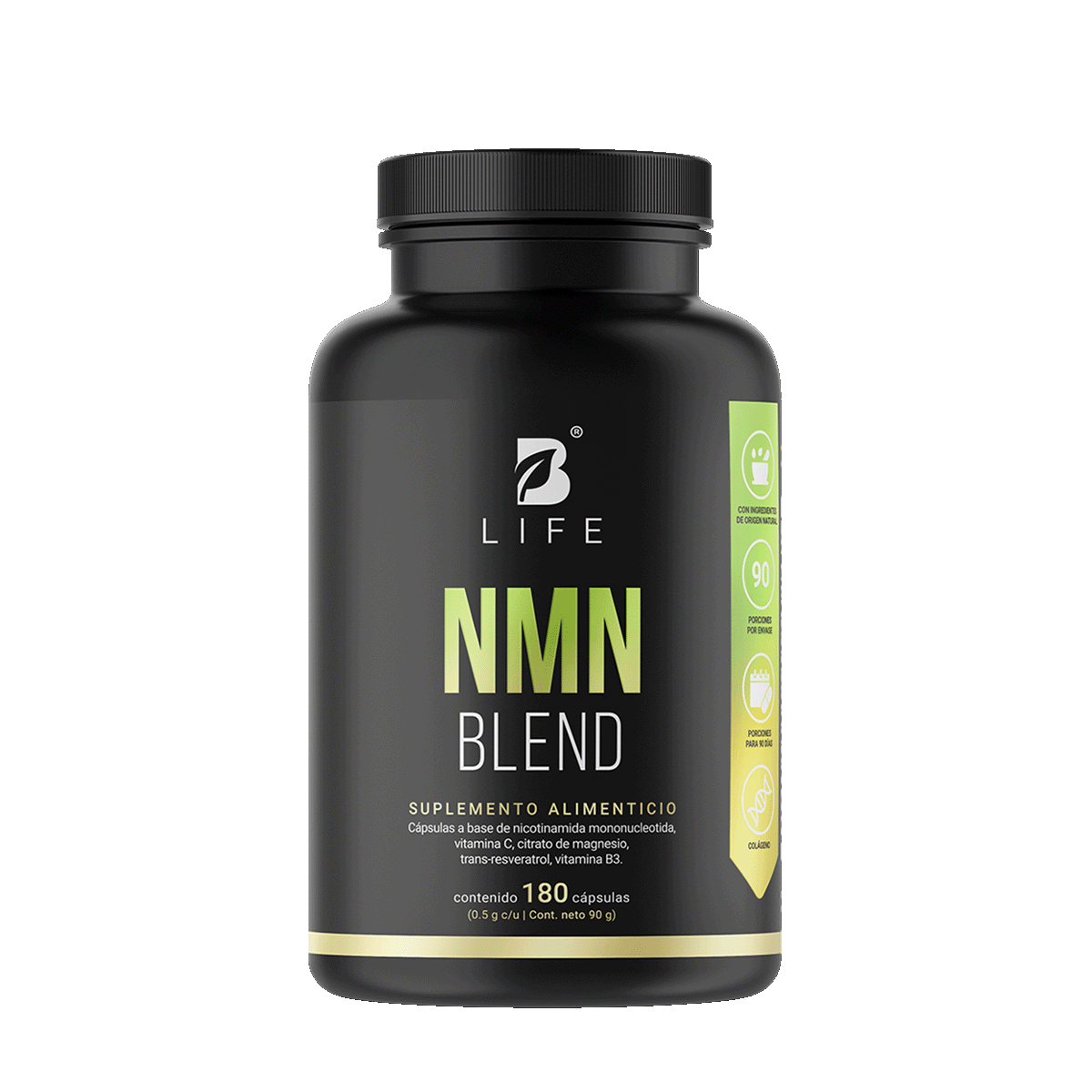 Mezcla de Citrato de Magnesio, Vitamina C, Trans Resveratrol y Vitamina B3